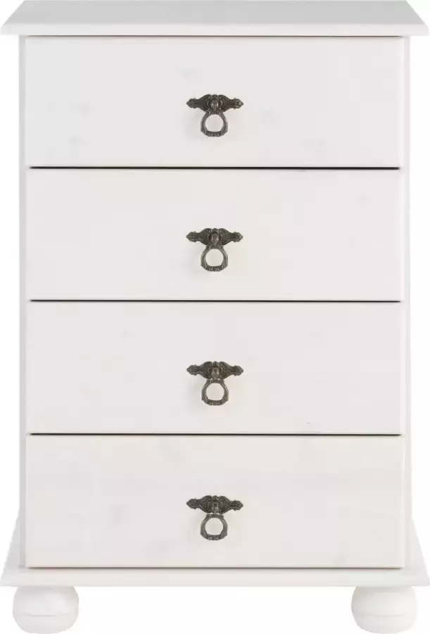 Loft24 Fiona Ladekast 4 Laden-Wit gelakt - Foto 2