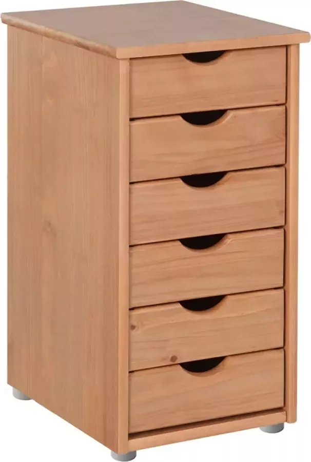 Loft24 Malati|Dressoir met 4 deuren en 4 lades in mangohout lichtbruin - Foto 3