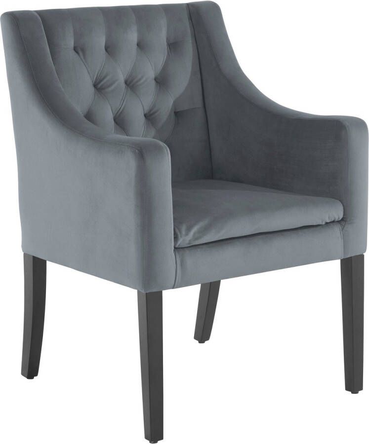 CosmoLiving by Cosmopolitan Eetkamerstoel Astor Zacht verdikte zitting en rugleuning messingkleurig frame zithoogte 47 cm (1 stuk) - Foto 5