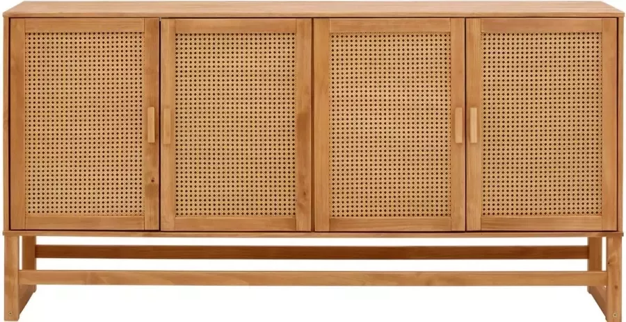 Loft24 Jolene|Dressoir met 4 Deuren in Grenen Natuur