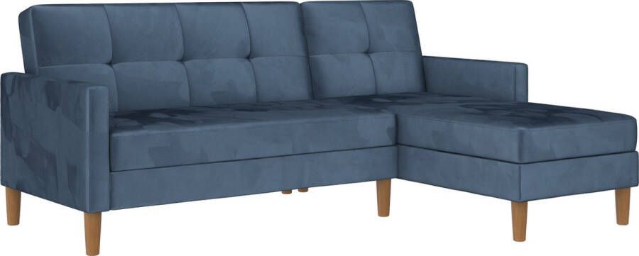 Dorel Home Hoekbank Lilly L-vorm met bedfunctie récamier aan beide kanten te monteren zithoogte 43 cm - Foto 14