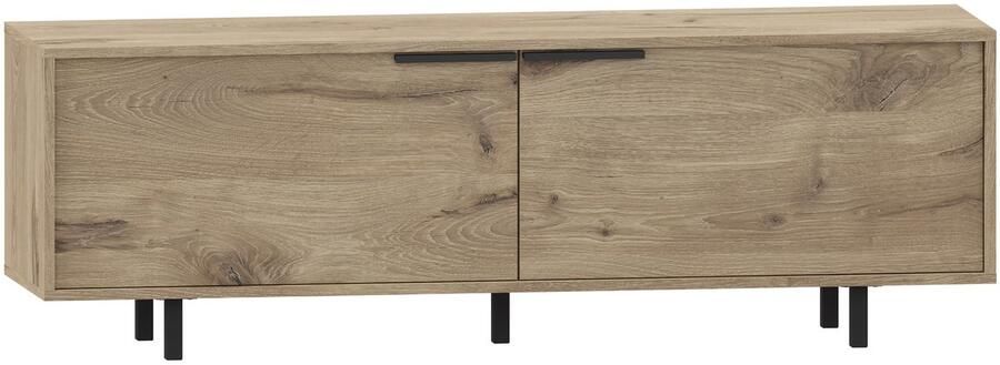 Loft24 Alberto|Tv-meubel 150cm met 2 klepdeuren in eikenlook