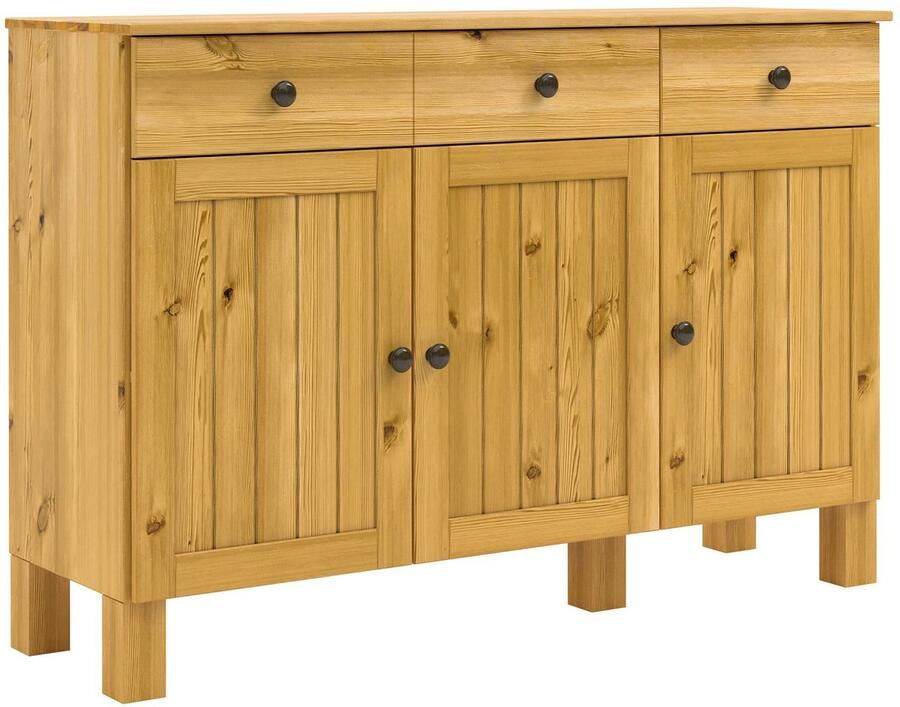 Loft24 Alby II|Dressoir met 3 deuren en 3 lades in grenen