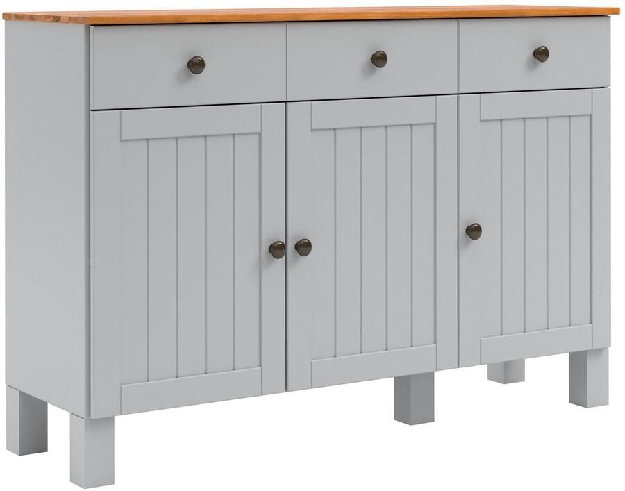 Loft24 Alby II|Dressoir met 3 deuren en 3 lades in grenen