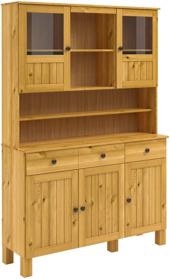 Loft24 Alby II|Opbergkast met 5 deuren in grenen