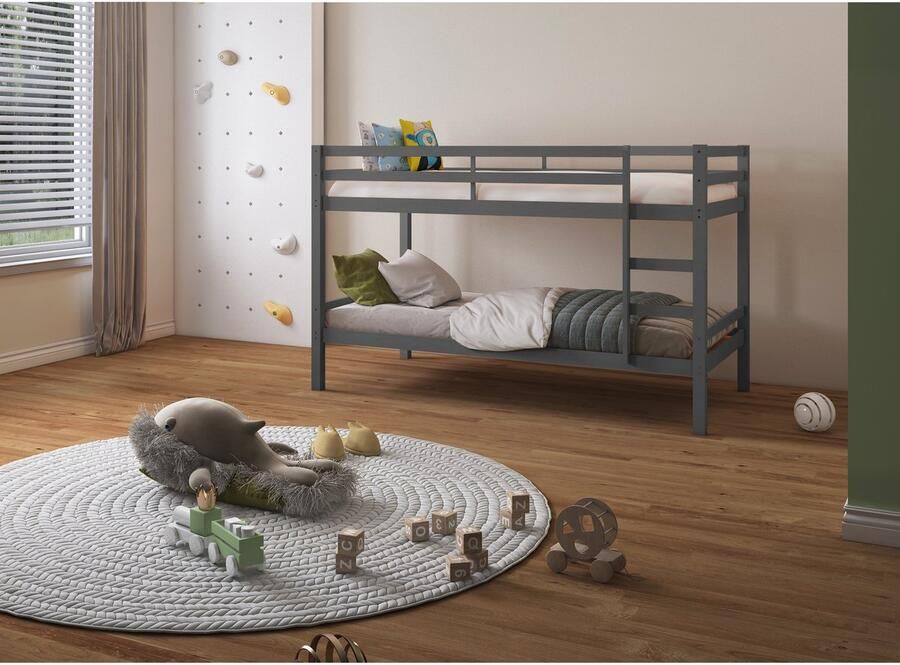 Loft24 Alpi|Stapelbed 90 cm Grijs