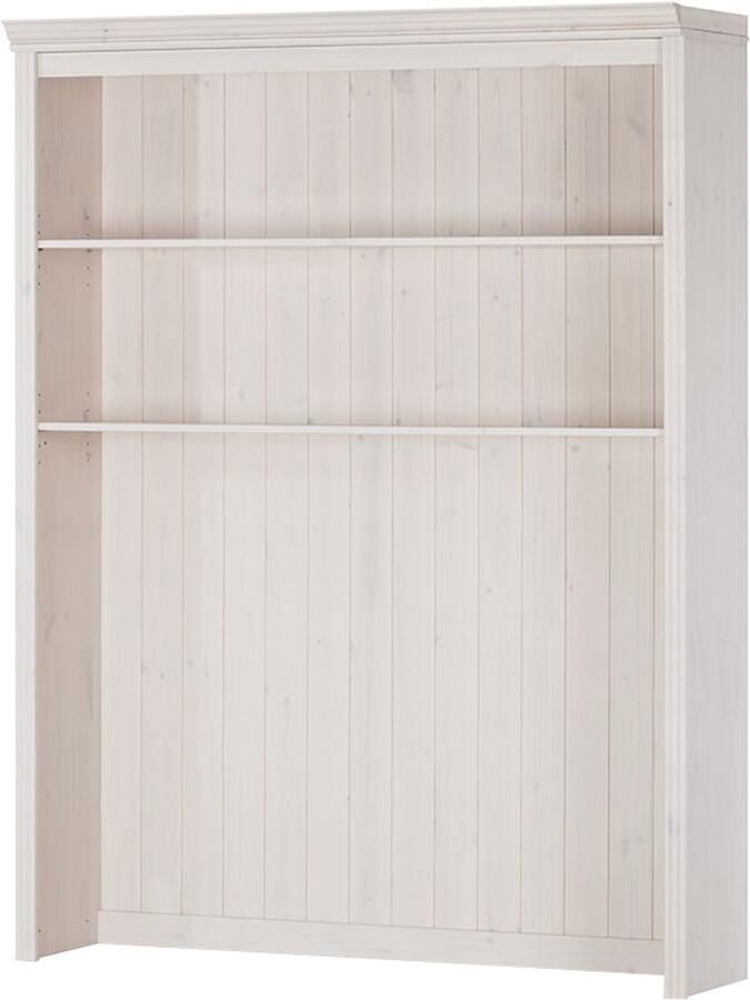 Loft24 Anita|Anita boekenkast met lowboard in wit laqué