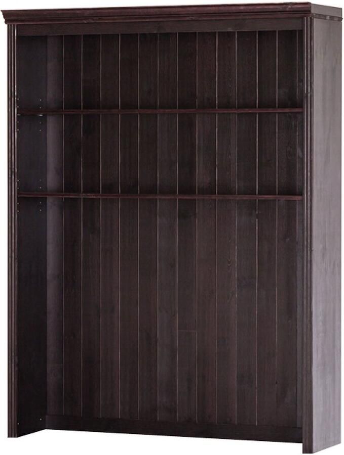 Loft24 Anita|Anita Bookcase to Lowboard in Honey Lacquer