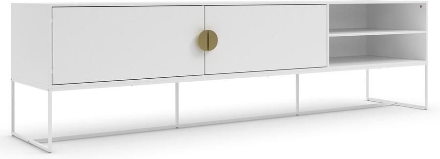 Loft24 Asia|TV-meubel met 2 deuren in Wit