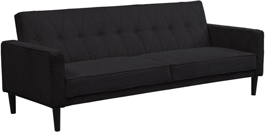 Loft24 Avon|Avon 3S Slaapbank Antraciet Corduroy