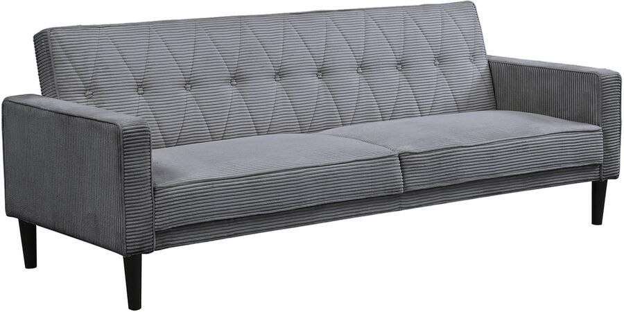 Loft24 Avon|Avon 3S Slaapbank Grijs Corduroy