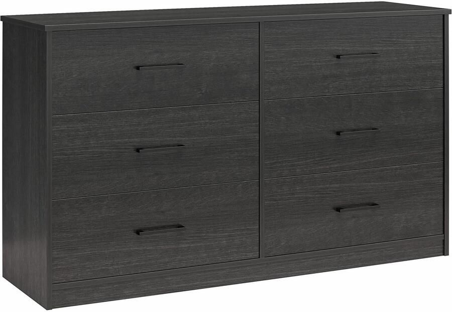 Loft24 BrEZ|Dressoir met 3+3 lades in zwarte eikenlook