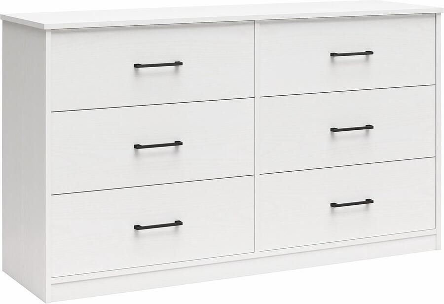 Loft24 BrEZ|Dressoir met 3+3 laden in MDF Wit