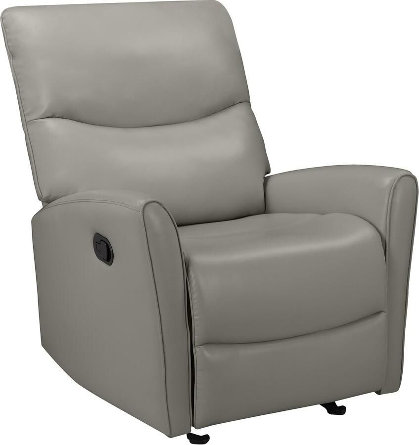 Loft24 Chesley|Fauteuil de relaxation Manuel gauche Gris PU
