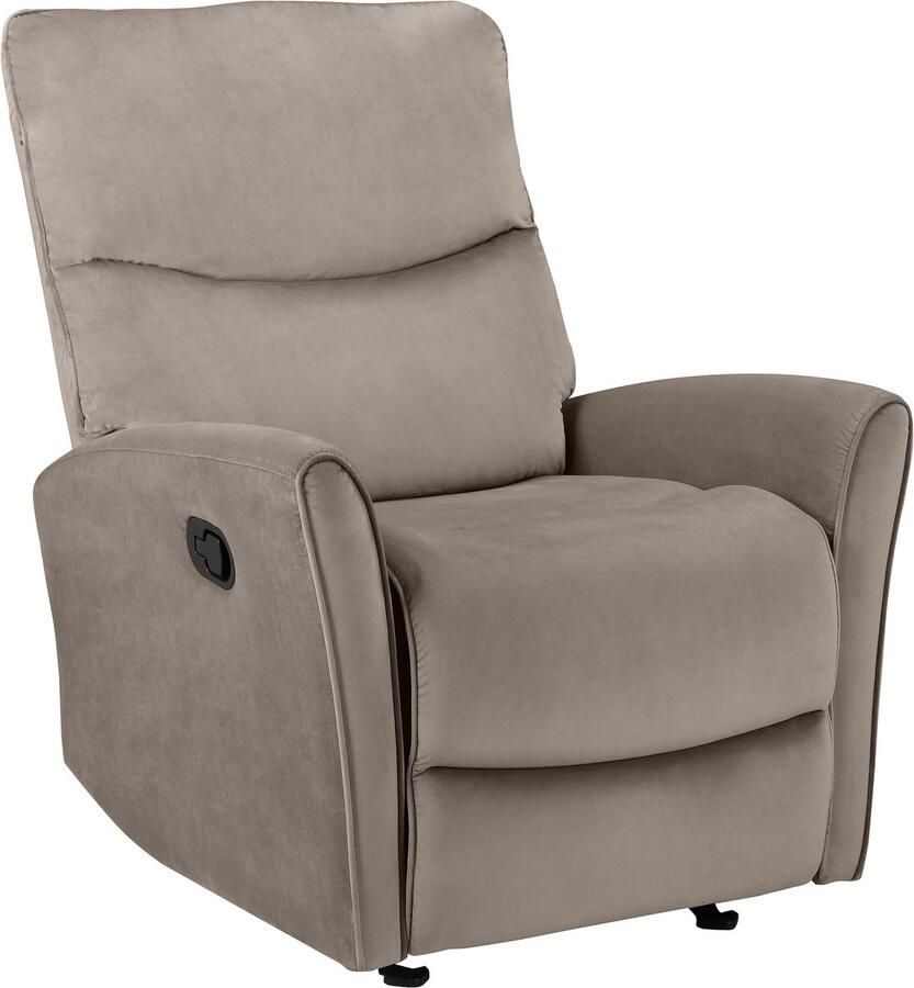 Loft24 Chesley|Fauteuil de relaxation Manuel Taupe Velvet