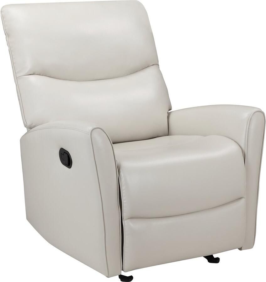 Loft24 Chesley|Fauteuil relax Manuel Crème PU