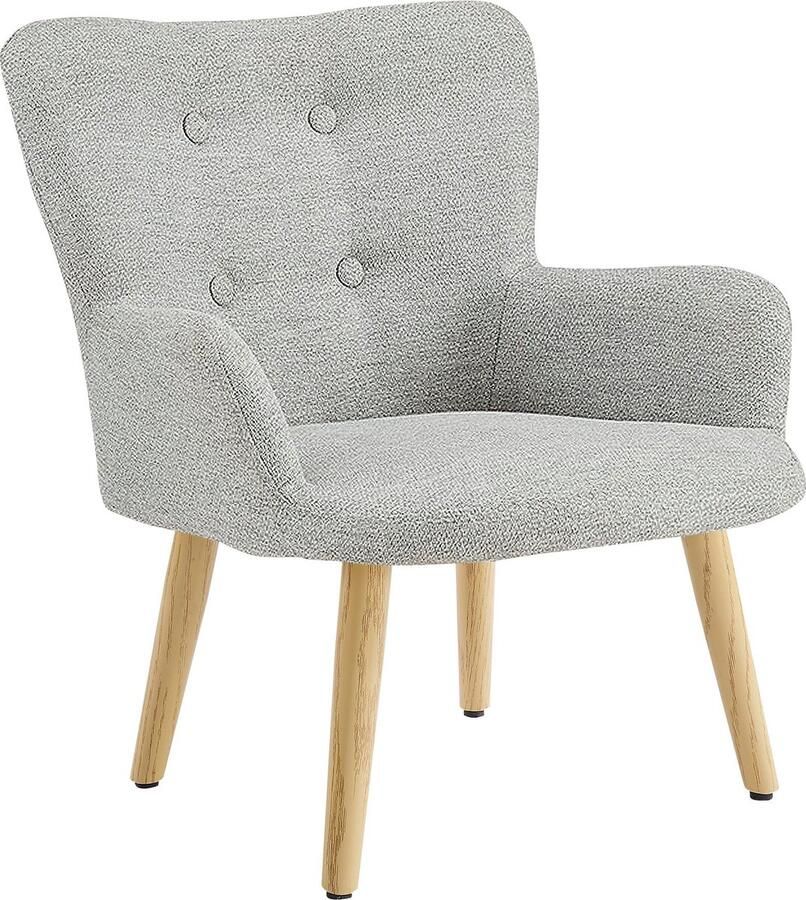Loft24 Coco|Fauteuil voor kinderen in grijze stof - Foto 2