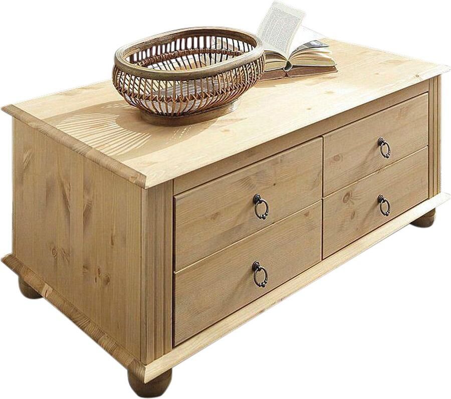 Loft24 Coco Koffietafel met 2 Deuren in Pijnboom