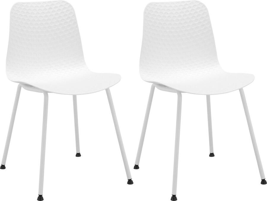 Notio Living Enya-Eetkamerstoel 2 Pack Wit - Foto 9