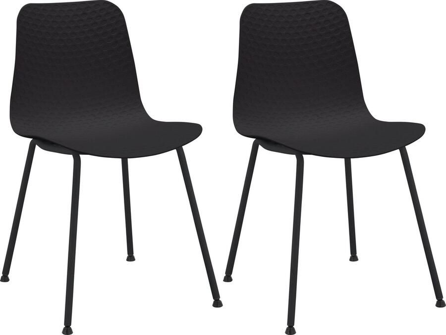 Loft24 Enya|Eetkamerstoel 2 PK Zwart - Foto 2