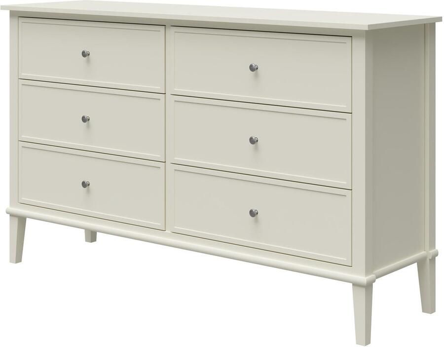 CosmoLiving by Cosmopolitan Kast Westerleigh met 6 laden mdf poten van massief hout hoogte 85 cm breedte 145 cm - Foto 6