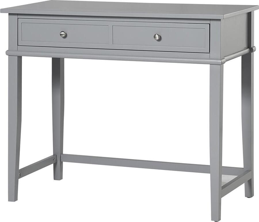 Loft24 Franklin|Schrijftafel met 1 lade in MDF grijs - Foto 2