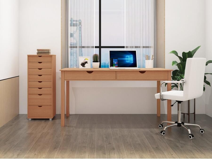 Loft24 Eetkamerstoelen set van 2 in rotan bruin