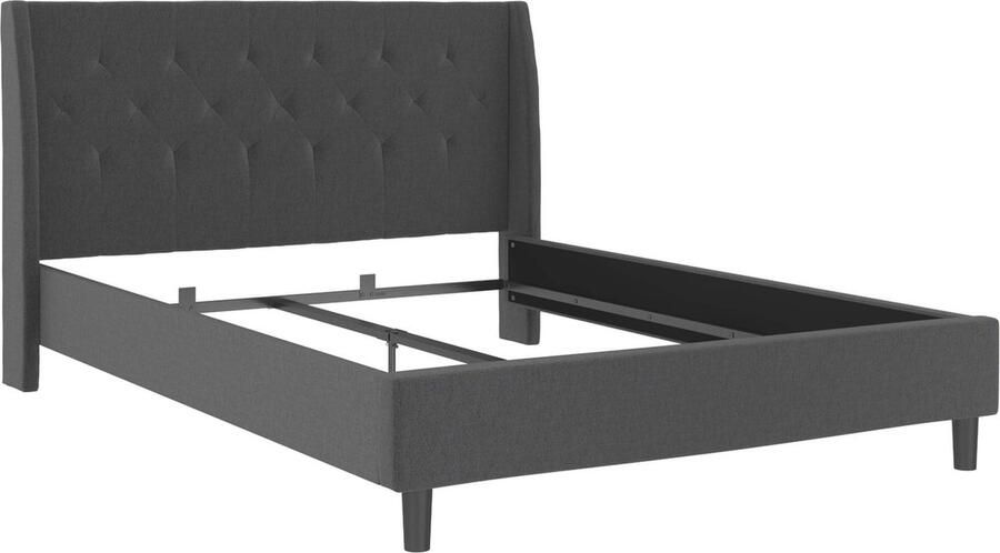 Home affaire Gestoffeerd bed Kempton met ruitencapitonnage zacht verdikt ligoppervlak 140x200 of 180x200 cm (1-delig) - Foto 15