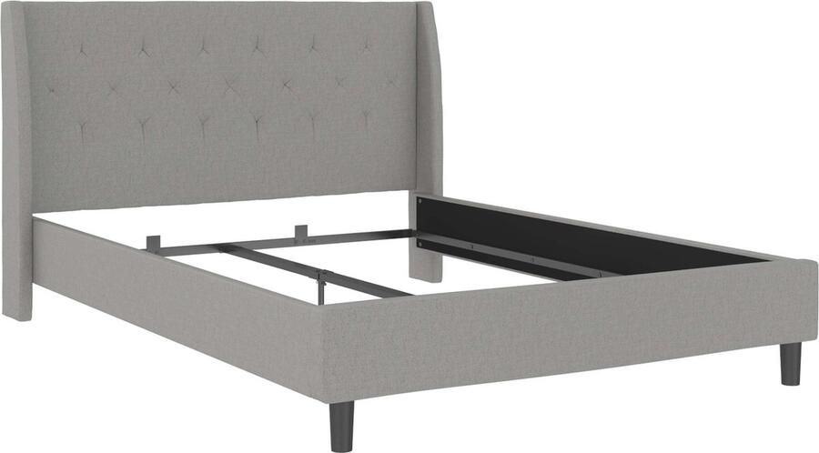 Home affaire Gestoffeerd bed Kempton met ruitencapitonnage zacht verdikt ligoppervlak 140x200 of 180x200 cm (1-delig) - Foto 11