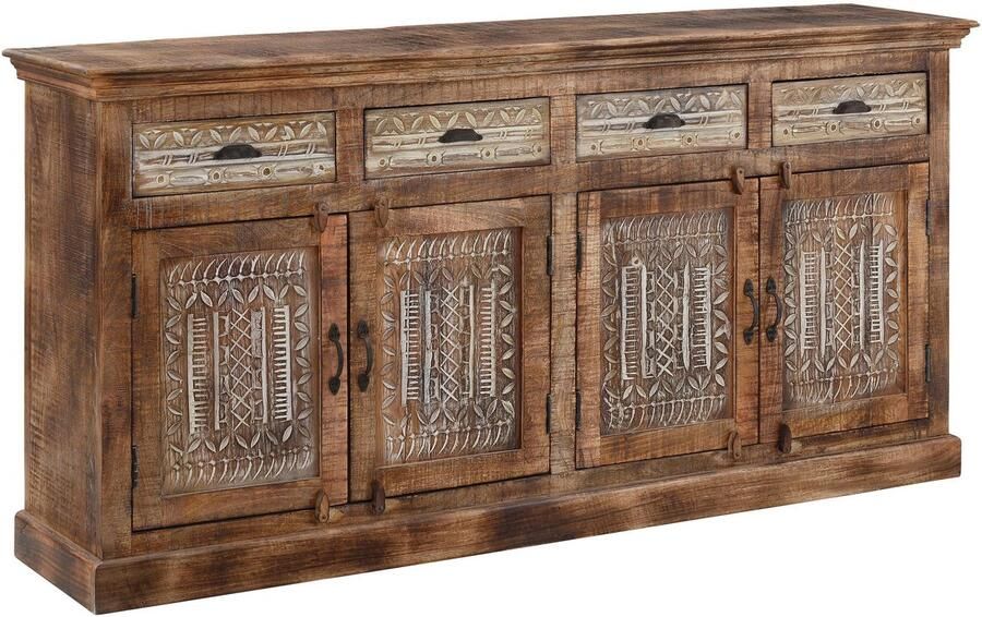 Loft24 Maneesh|Dressoir 4 Deuren 4 Laden Mix