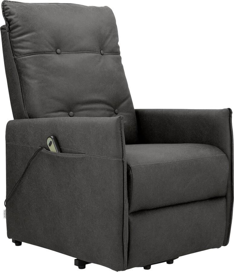 Loft24 Marko|Elektrische fauteuil met liftup in antraciet