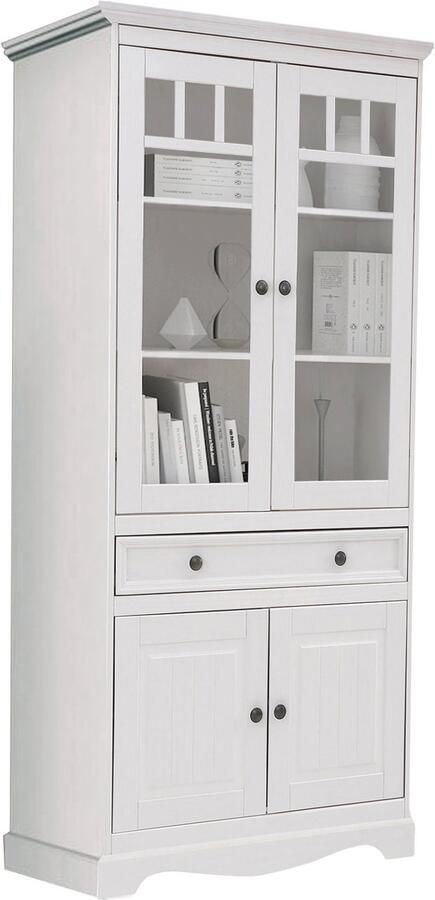 Loft24 Melissa|Vitrine 2 Glasdeur 2 Deuren