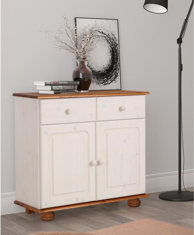 Loft24 Mette|Dressoir met 2 deuren en 1 lade in dennenwit