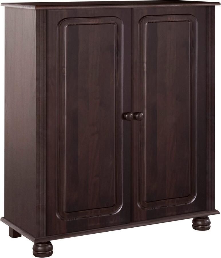 Home affaire Highboard Mette Commode met 2 planken breedte 85cm diepte 34 cm hoogte 95 cm