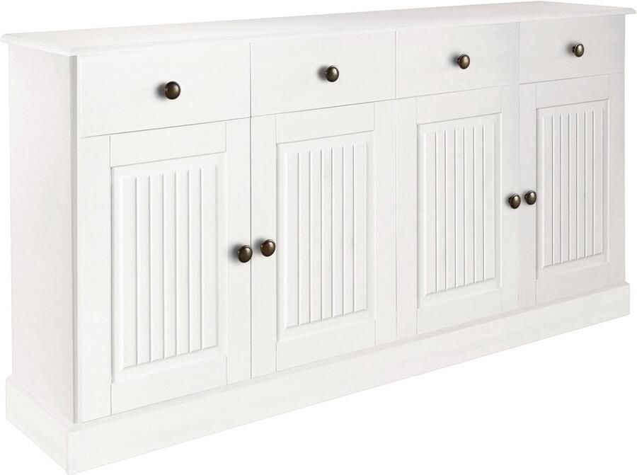 Home affaire Dressoir Liotta met 2 laden en 2 verstelbare planken massief grenen - Foto 6