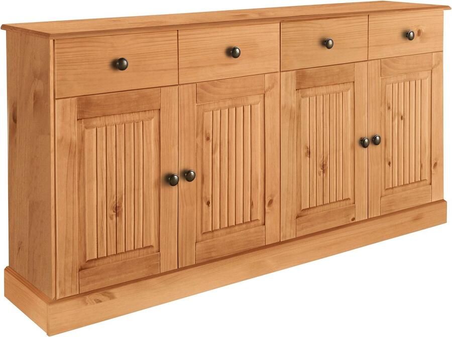 Home affaire Dressoir Liotta met 2 laden en 2 verstelbare planken massief grenen - Foto 5