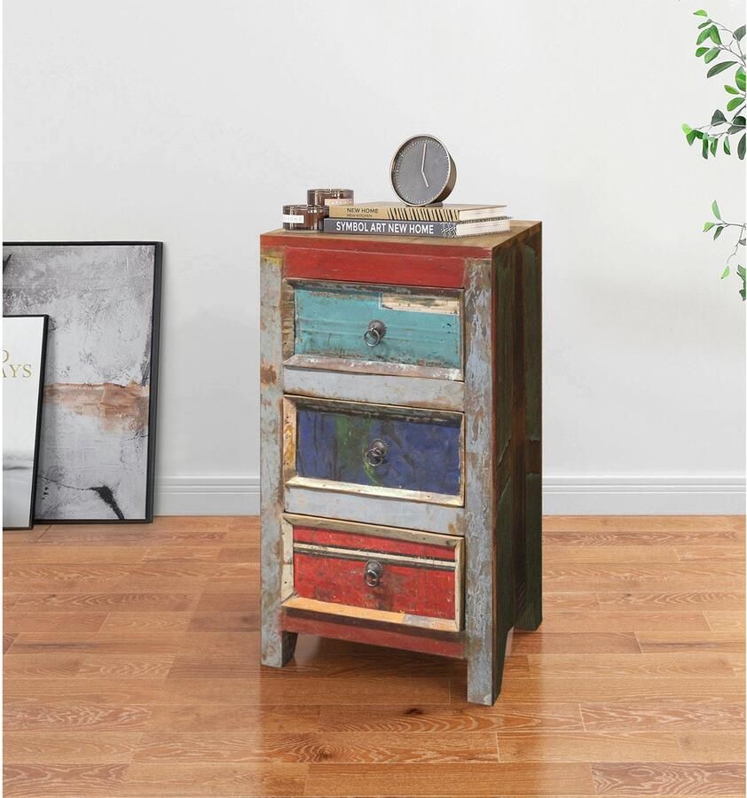 Loft24 Montreal ladekast 3 lades bruin