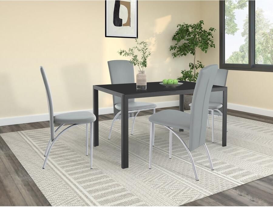 Loft24 Nicole|Stoel 2 Pack Grijs