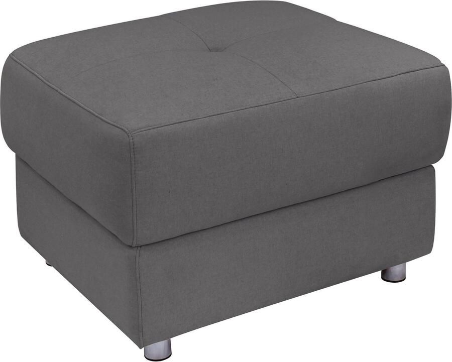 Loft24 Pareli|Poef in stof antraciet