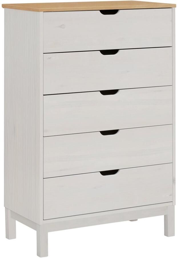 Loft24 Post|Ladekast met 5 lades in natuurlijk grenenhout - Foto 2