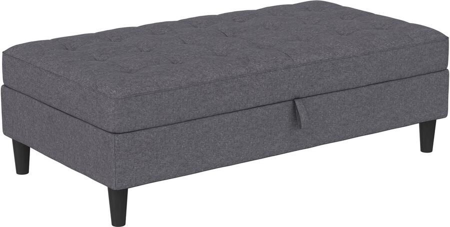 Dorel Home Hocker met bergruimte Presley Hocker met bergruimte vrij plaatsbaar zithoogte 43 cm - Foto 7