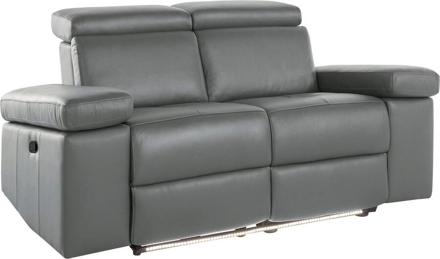 Loft24 Rayland|Sofa 2 zits elektrisch in grijs GL PU