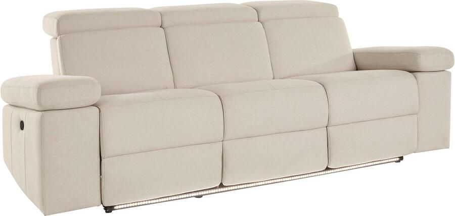 Loft24 Rayland|Sofa 3 zits elektrisch in zonnezand