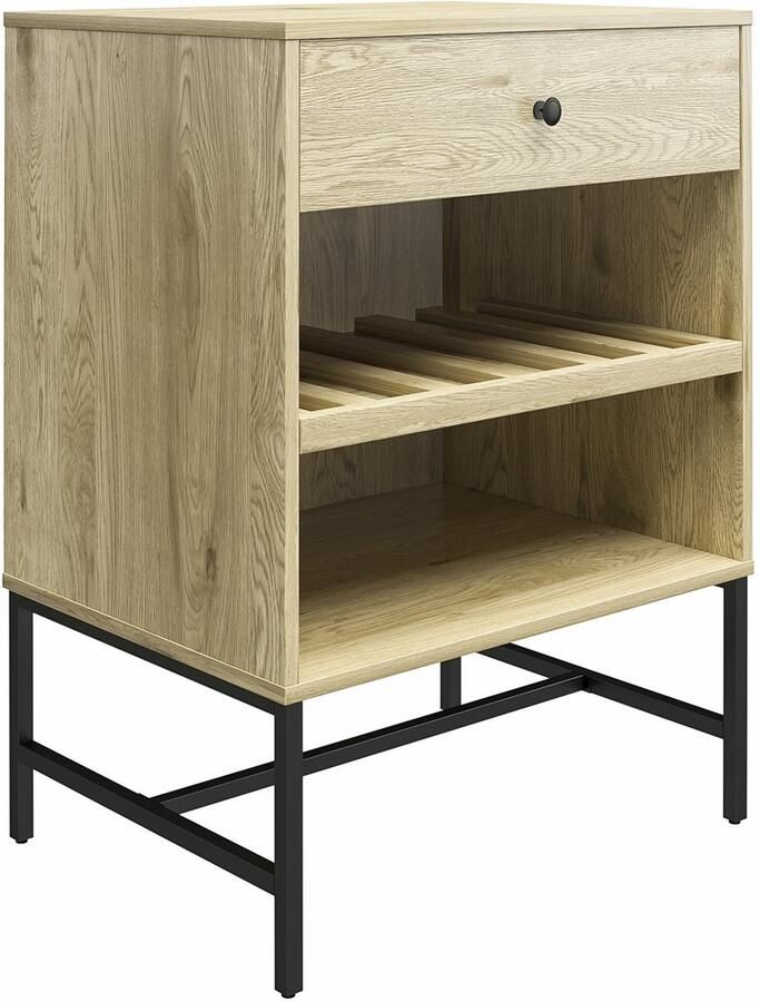 Loft24 Tamlin|Nachtkastje met 1 lade in naturel hout