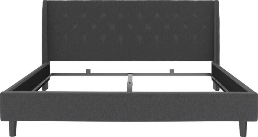 Home affaire Gestoffeerd bed Kempton met ruitencapitonnage zacht verdikt ligoppervlak 140x200 of 180x200 cm (1-delig) - Foto 17