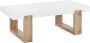 Loft24 Massieve Salontafel Witte Eiken Poten - Thumbnail 1