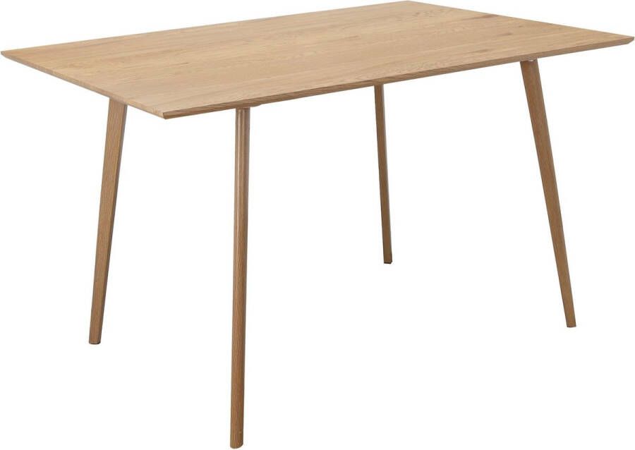 Loft24 Monza2|Eettafel 120 cm 8 plaatsen in Natuur Eik