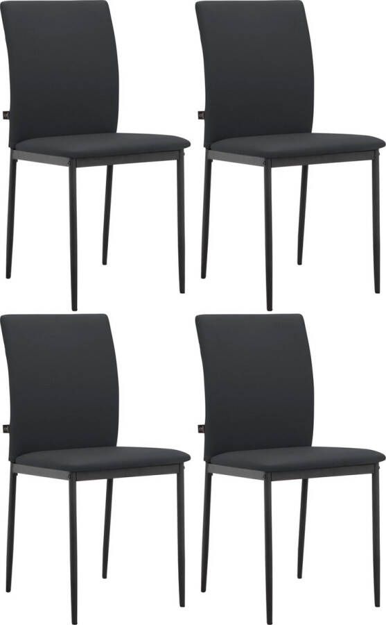 Loft24 Pavia Eetkamerstoel 4pk Zwart