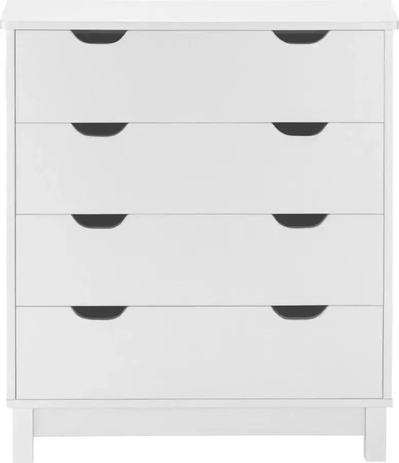 Loft24 Pinea ladekast 4 lades breed wit