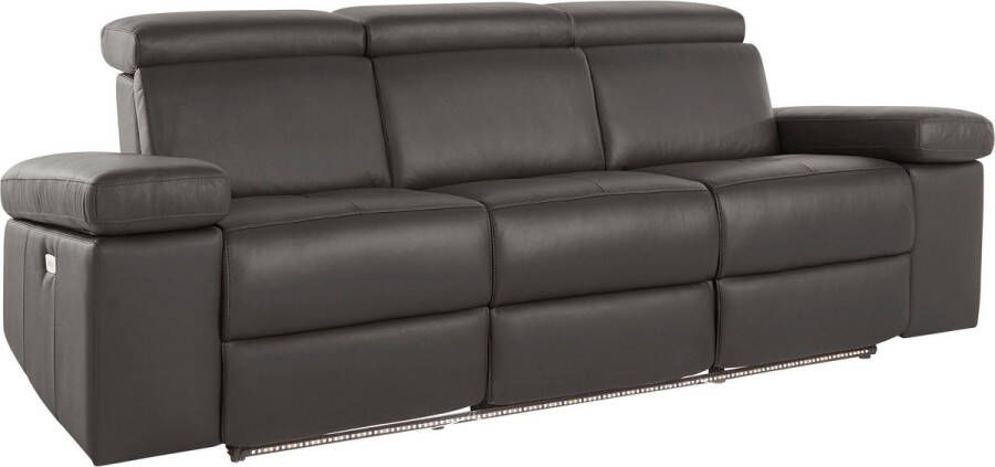 Loft24 Rayland|Sofa 3 zits elektrisch in bruin PU